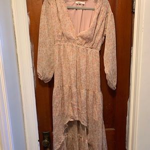 High low floral dress. Boutique bought